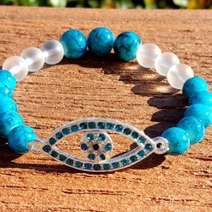 Evil Eye Boho Beaded Bracelet
